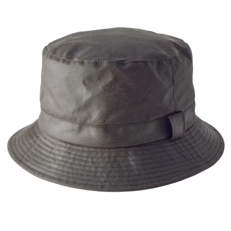 Heather Johnston Wax Bush Hat in Olive